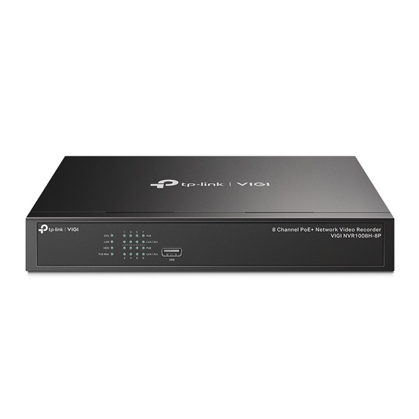 TP-Link VIGI NVR1008H-8P VIGI 8 Channel PoE+ Network Video Recorder TP-Link VIGI NVR1008H-8P VIGI 8 Channel PoE+ Network Video Recorder
