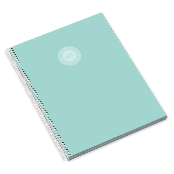 Ambar Moonflower Campus Pastel A5 80 lap kockás spirálfüzet