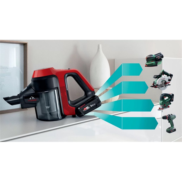 Bosch BBS711ANM Unlimited 7 ProAnimal akkumulátoros porszívó vörös