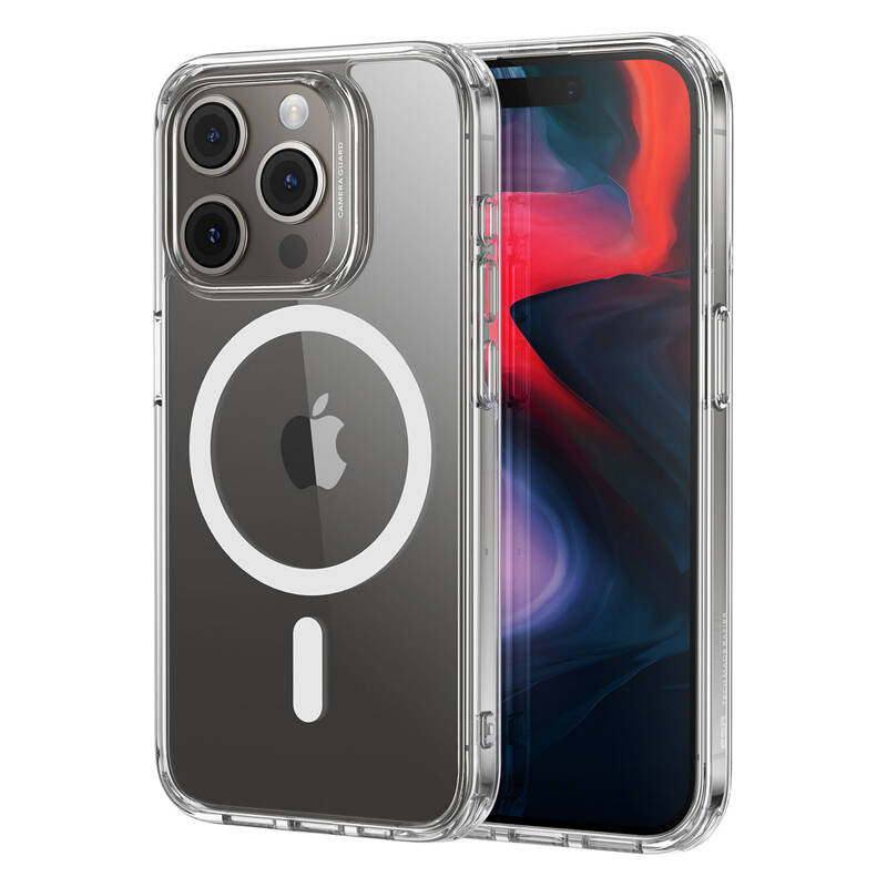 ESR Classic Hybrid (HaloLock) tok iPhone 15 Pro készülékhez (átlátszó)