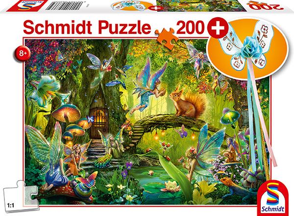 Schmidt Fairies in the forest (wand) 200db-os puzzle (56333) (18901-184) Schmidt Fairies in the forest (wand) 200db-os puzzle (56333) (18901-184)
