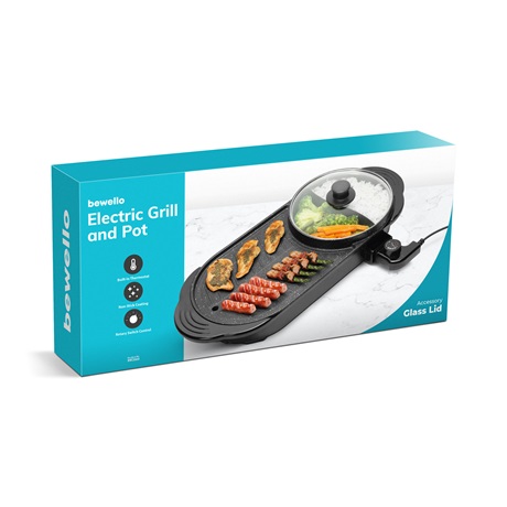 Bewello BW2060 ELEKTROMOS GRILL