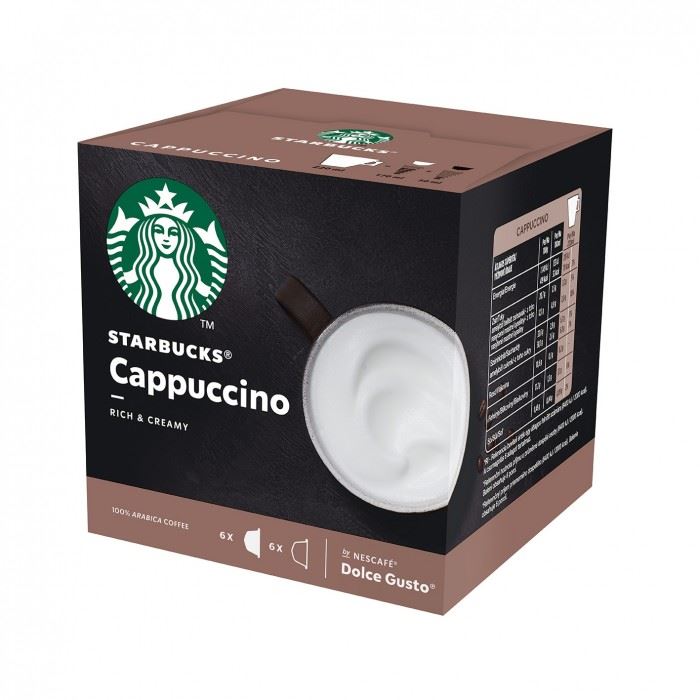 Nescafé Starbucks Dolce Gusto Cappucino 6 adag kávékapszula 12 db (12401283) Nescafé Starbucks Dolce Gusto Cappucino 6 adag kávékapszula 12 db (12401283)