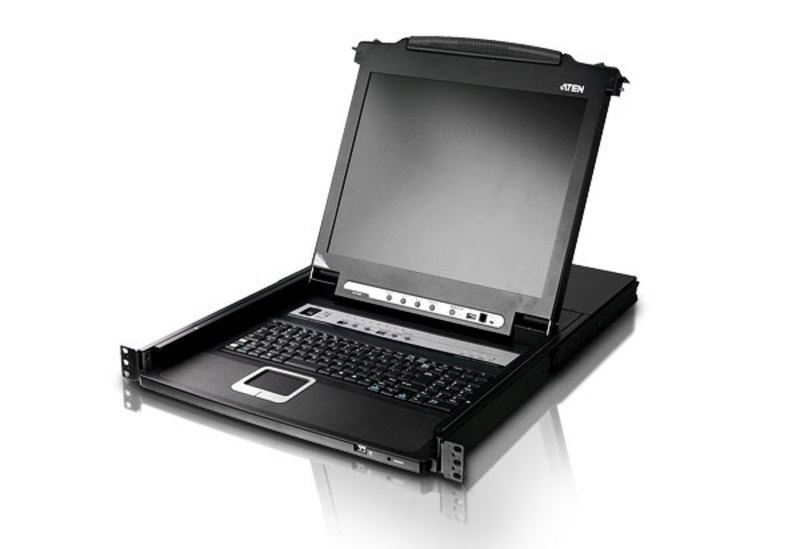 ATEN  CL5708M KVM Switch 8PC 17" LCD 