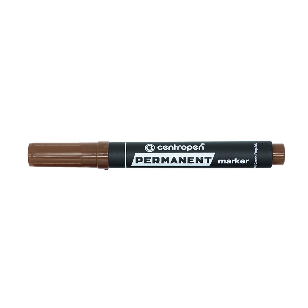 Centropen Alkoholos marker 2,5mm, kerek hegyű,  8566 barna