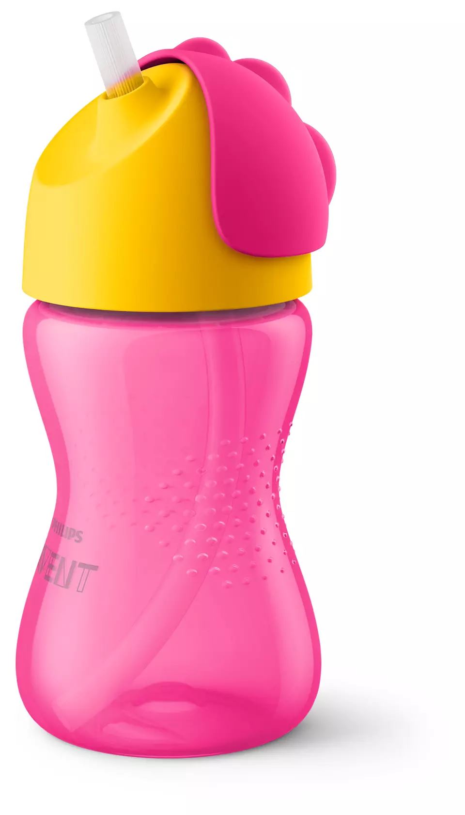 Philips SCF798/02 Avent Bendy szívószálas itató pohár rózsaszín-sárga