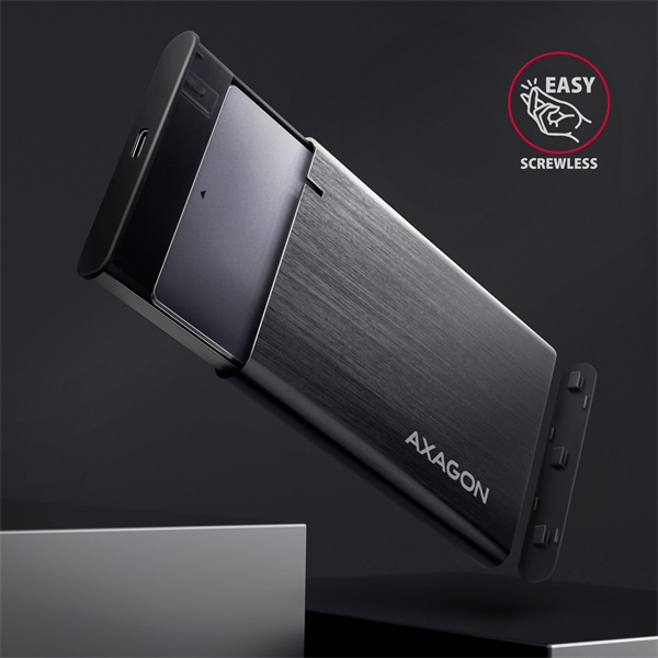 Axagon EE25-A6C 2.5" külső merevlemez ház fekete