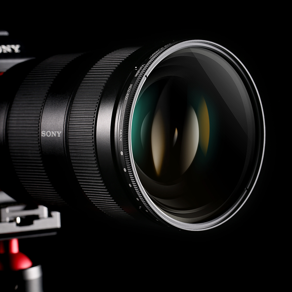 K&F Concept Slim vario ND 2-400 változtatható szürkeszűrő, 62 mm