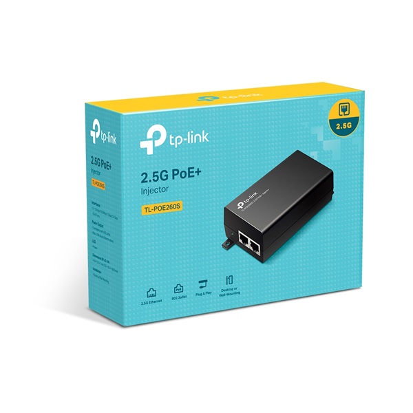 TP-LINK TL-POE260S 2.5G PoE+ Injector