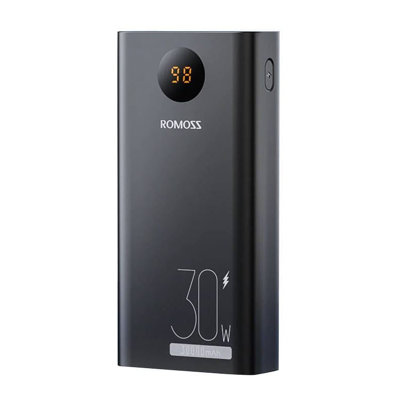 Romoss PEA30 PEA30-192-2133H 30000mAh Powerbank Fekete Romoss PEA30 PEA30-192-2133H 30000mAh Powerbank Fekete