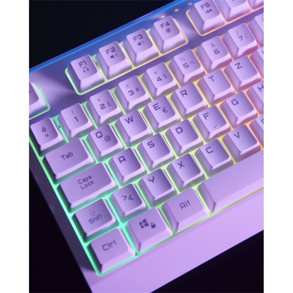 Hama 217819 URAGE EXODUS 220TKL RGB fehér billentyűzet
