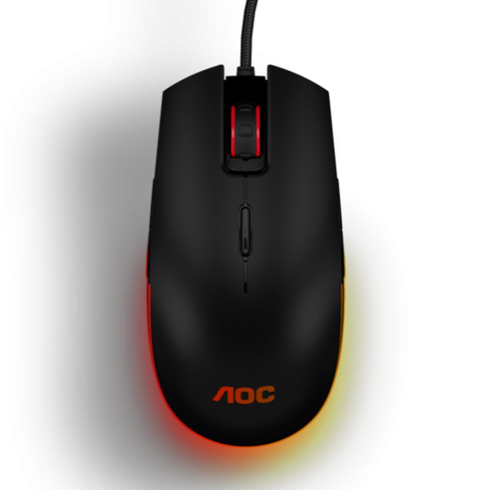 AOC GM500 Gaming optikai egér fekete