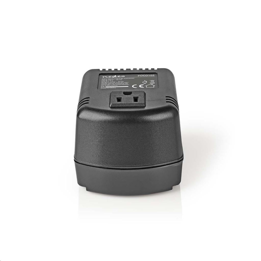 Nedis POCO105 áramátalakító 230 V AC - 110V AC 100W földelt USA kimenet Nedis POCO105 áramátalakító 230 V AC - 110V AC 100W földelt USA kimenet