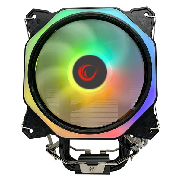 Rampage   OCTAGON C50  max 40dB  96,84 m3/h  4 pin csatlakozó 12cm  A-RGB LED CPU Cooler