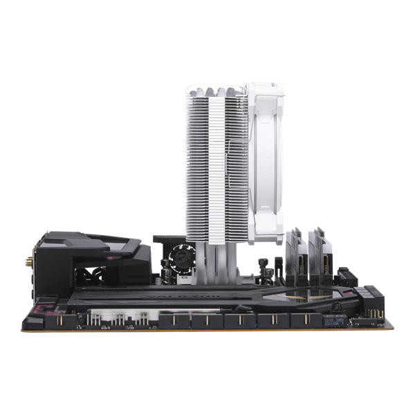 COOLER MASTER  HYPER 212 HALO WHITE ARGB LGA1700 támogatással  CPU hűtő fehér
