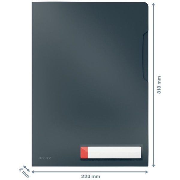 Leitz COSY Privacy A4 PP bársony szürke 3db/csomag genotherm Leitz COSY Privacy A4 PP bársony szürke 3db/csomag genotherm