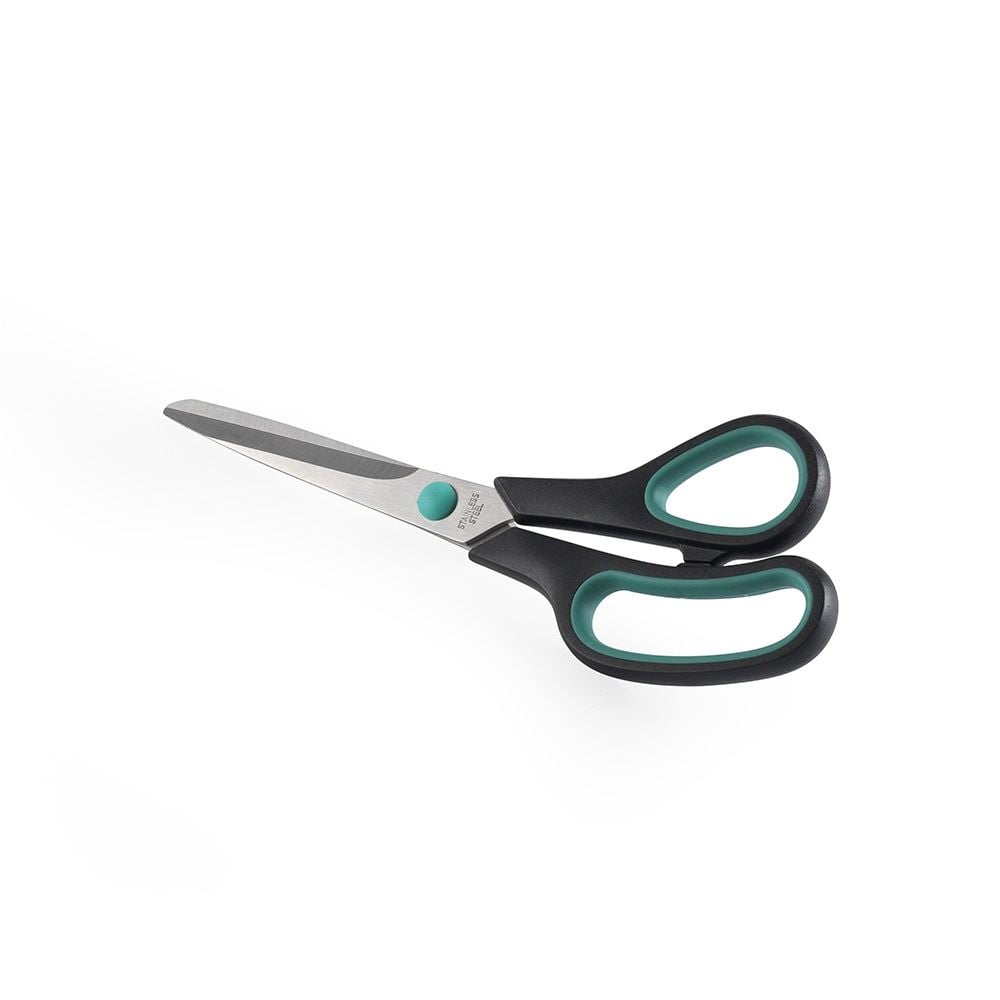 Bluering olló 21cm fekete-zöld (5999093835598)