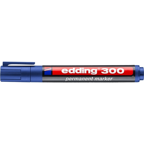 Edding 300 1,5-3mm Permanent kék marker Edding 300 1,5-3mm Permanent kék marker