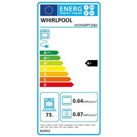 Whirlpool WOI9A8FPT2SBA Beépíthető elektromos sütő
