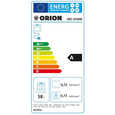 Orion OEC-VC04B Kerámialapos tűzhely Orion OEC-VC04B Kerámialapos tűzhely