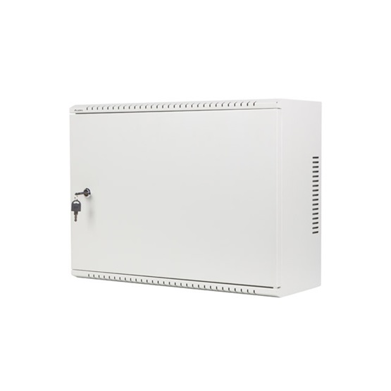 Lanberg rack szekrény 19" fali 4U+3U/540x200 alacsony profil, szürke (összeszerelve)