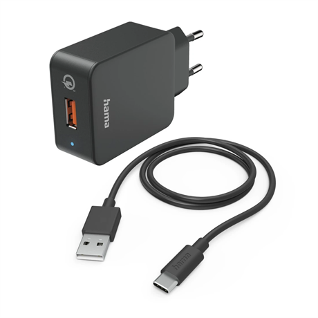 Hama 201625 HÁLÓZATI TÖLTŐ SZETT "QC 3.0" USB -TYPE-C KÁBELLEL (19,5W) Hama 201625 HÁLÓZATI TÖLTŐ SZETT "QC 3.0" USB -TYPE-C KÁBELLEL (19,5W)