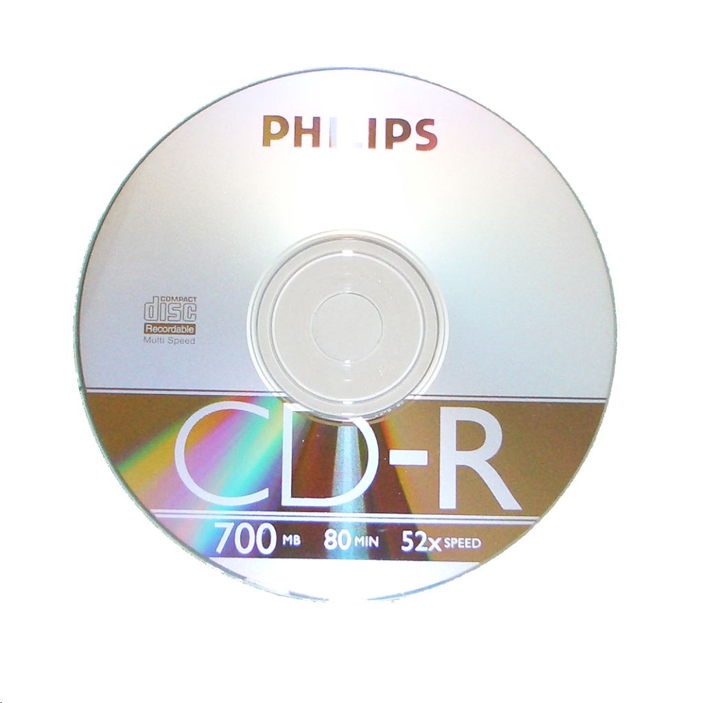 Philips CD-R 80'/700MB lemez slim tokos Philips CD-R 80'/700MB lemez slim tokos