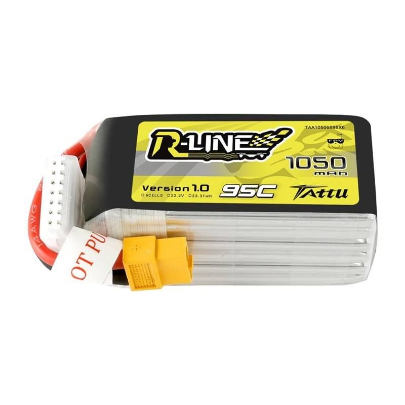 Tattu R-Line 4.0 1050mAh 22.2V 95C 6S1P XT60 akkumulátor (TAA10506S95X6) Tattu R-Line 4.0 1050mAh 22.2V 95C 6S1P XT60 akkumulátor (TAA10506S95X6)