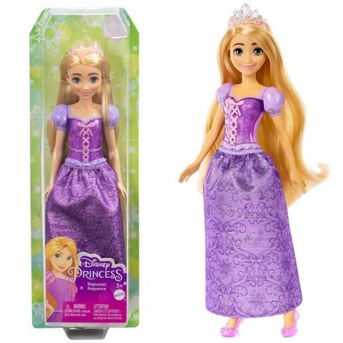 Mattel Disney Hercegnők: csillogó Aranyhaj hercegnő baba (HLW03)