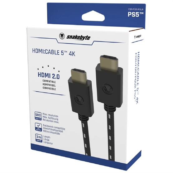  Snakebyte PS5 HDMI Cable 5 4K 3m