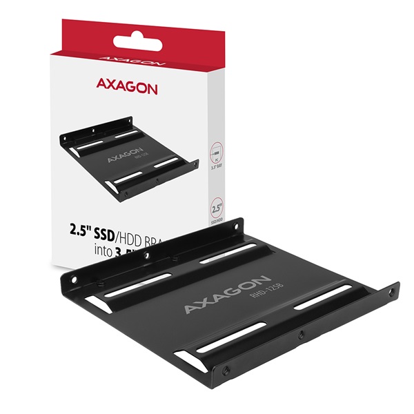 Axagon RHD-125B 2.5"->3.5" beépítő keret fekete