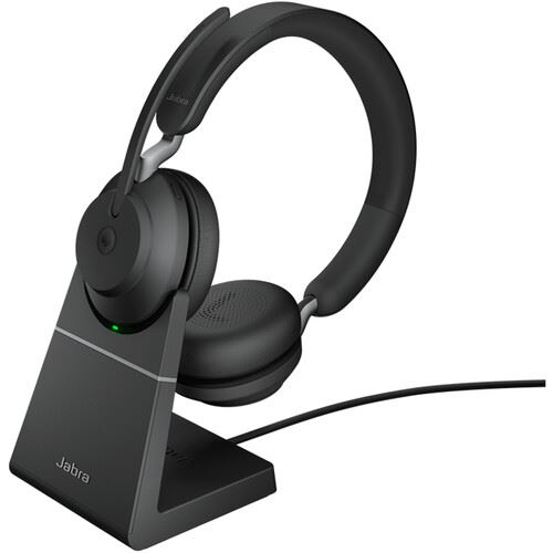 Jabra Evolve2 65 UC vezeték nélküli sztereó headset + állvány fekete (26599-989-989) Jabra Evolve2 65 UC vezeték nélküli sztereó headset + állvány fekete (26599-989-989)