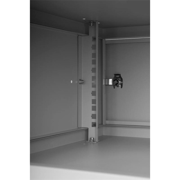 Stalflex 4U fali rack szekrény 19" 450mm szürke (RC19-4U-450MG)