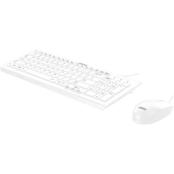 MSI ACCY SK9626MW vezetékes billentyűzet + egér Fehér