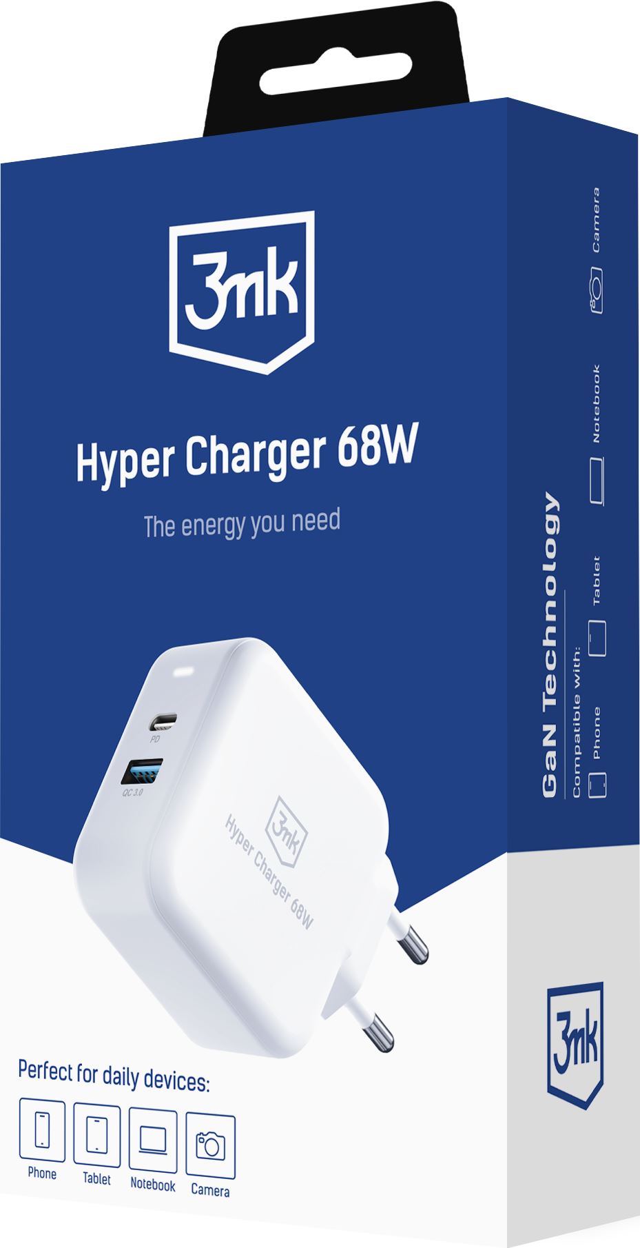 3mk Hyper Charger 68W Fehér