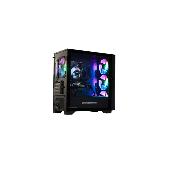 SHARK Max Bite Brutality BF25  R7-5700X RTX 5060 8G 1TB NVMe 16GB   air cooler  Windows 11 home  650W  GAMING PC