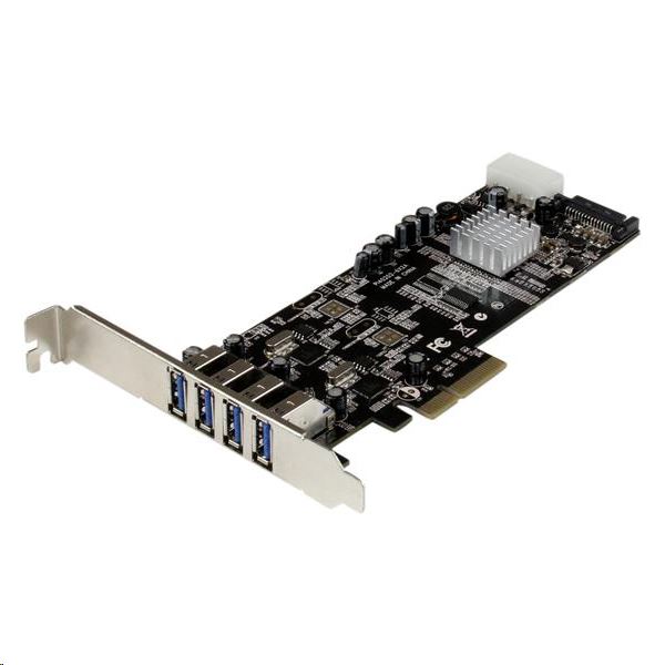 StarTech.com 4x USB 3.0 bővítő kártya PCIe (PEXUSB3S42V) StarTech.com 4x USB 3.0 bővítő kártya PCIe (PEXUSB3S42V)
