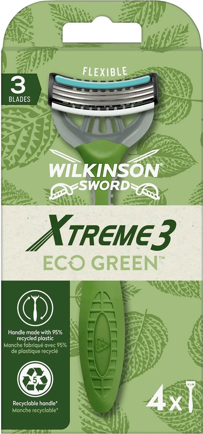 Wilkinson Xtreme3 ECO Green borotva 4db Wilkinson Xtreme3 ECO Green borotva 4db
