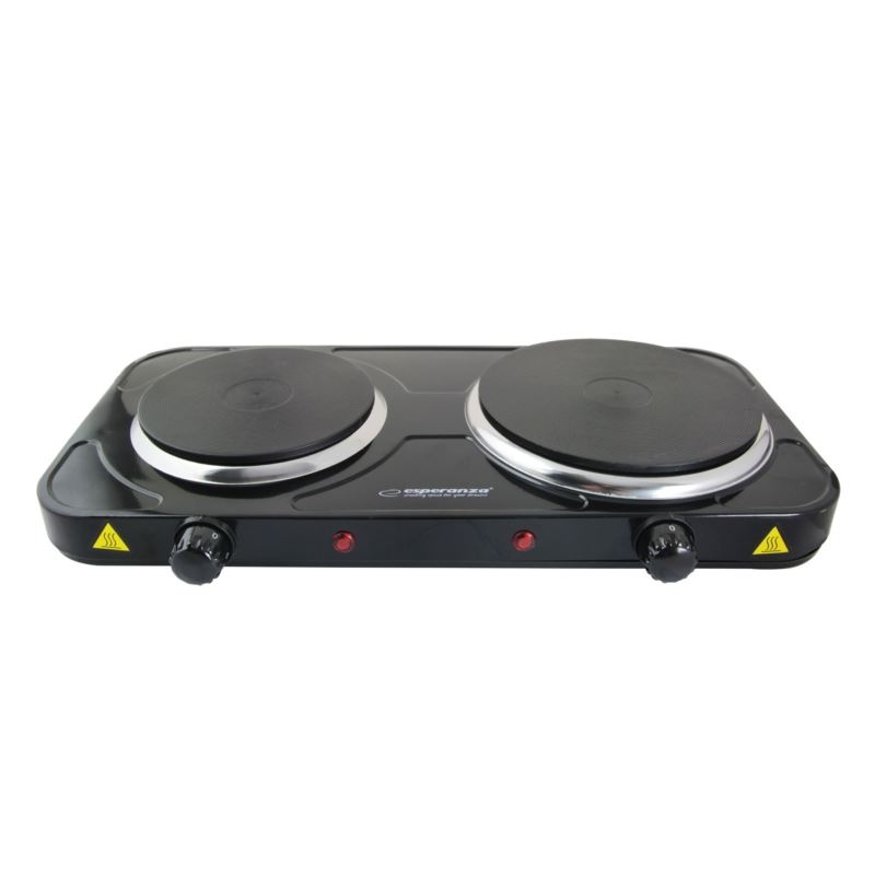 Esperanza EKH014K Yellowstone két főzőzónás elektromos főzőlap fekete Esperanza EKH014K Yellowstone két főzőzónás elektromos főzőlap fekete