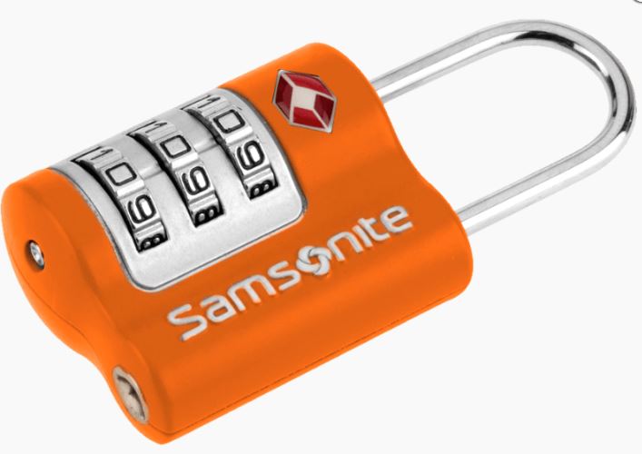 Samsonite  U23*96104 Travel Accessories számzáras bőrönd lakat narancssárga 