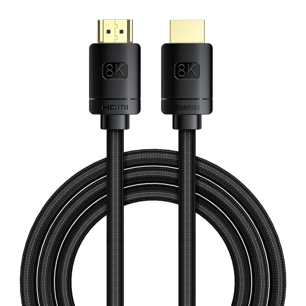 Baseus High Definition Series HDMI 2.1 kábel 8K 60Hz 3m fekete (CAKGQ-L01) Baseus High Definition Series HDMI 2.1 kábel 8K 60Hz 3m fekete (CAKGQ-L01)