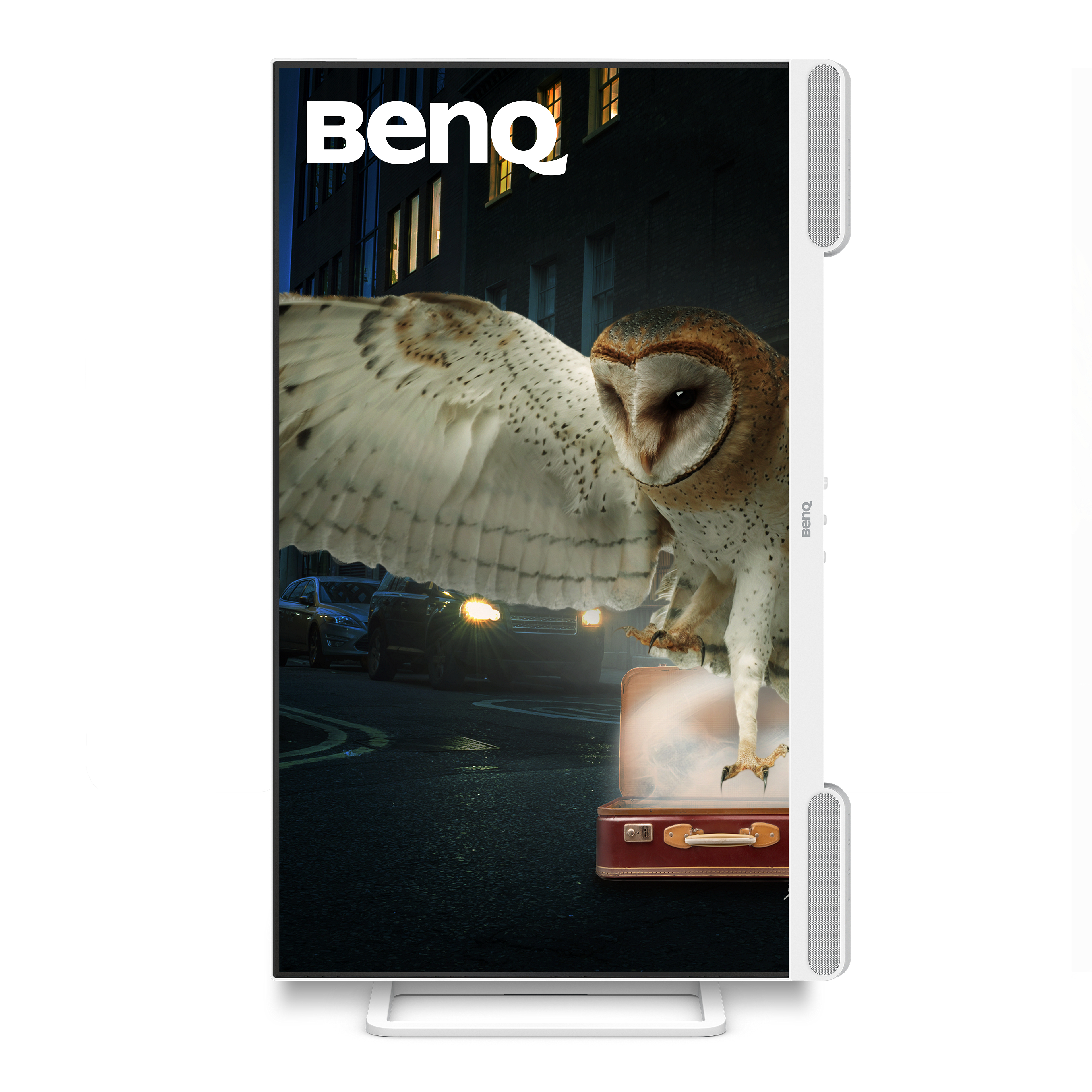 Benq 27" EW2790U Monitor - 3840x2160, 4K, LED, IPS, Hangszóró, Pivot, Fehér