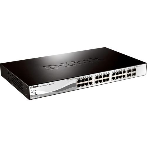 D-Link 24-port PoE 10/100/1000 Base-T port with 4 x 1000Base-T /SFP ports D-Link 24-port PoE 10/100/1000 Base-T port with 4 x 1000Base-T /SFP ports