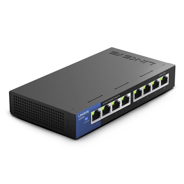 LINKSYS Gigabit Switch 8-port (LGS108-EU)