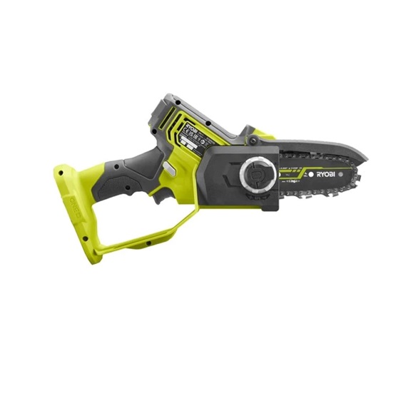 Ryobi RY18PSX10A-0 18V One Plus™ szénkefementes 10cm-es mini láncfűrész  akkumulátor és töltő nélkül  