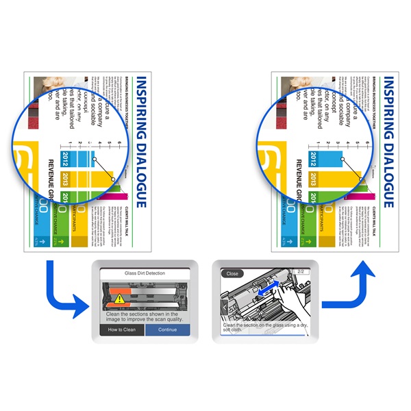 Epson WorkForce ES-C380W Lapáthúzós Szkenner Fekete