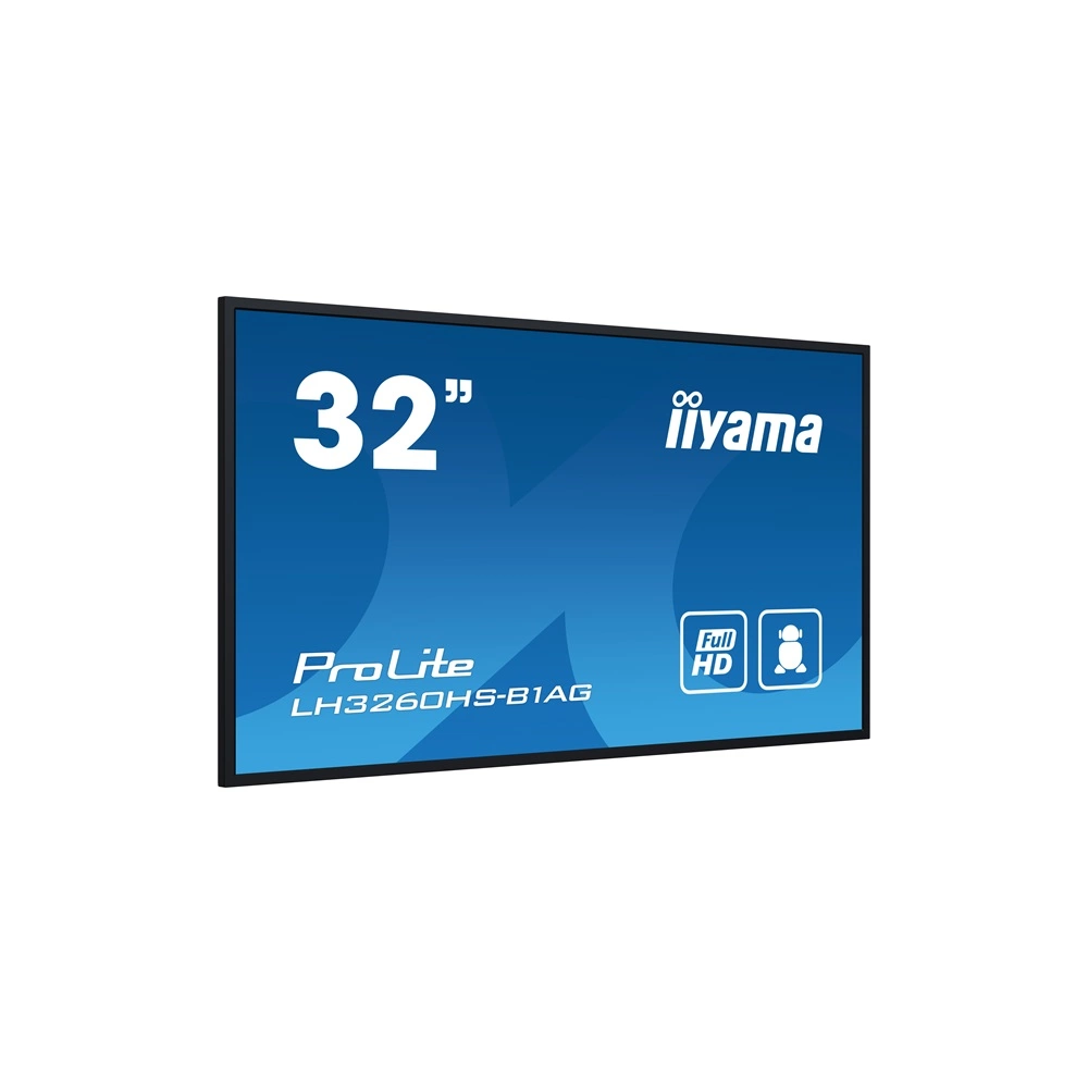 Iiyama ProLite LH3260HS-B1AG professzionális kijelző, LFD 32" FHD VA Android