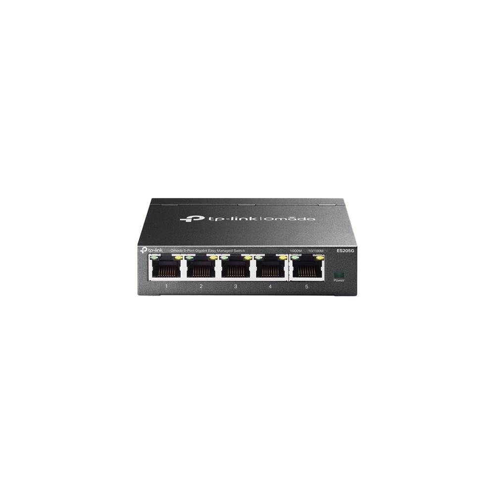 TP-Link ES205G 5-Port Switch Fekete