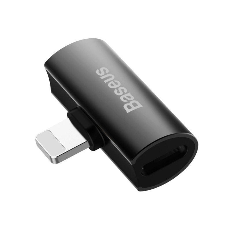 Baseus L46 Lightning -> 2x Lightning audioadapter fekete (CAL46-01) Baseus L46 Lightning -> 2x Lightning audioadapter fekete (CAL46-01)