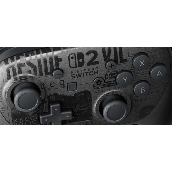 Nintendo Switch 2 Pro Resident Evil RE vezeték nélküli kontroller Fekete